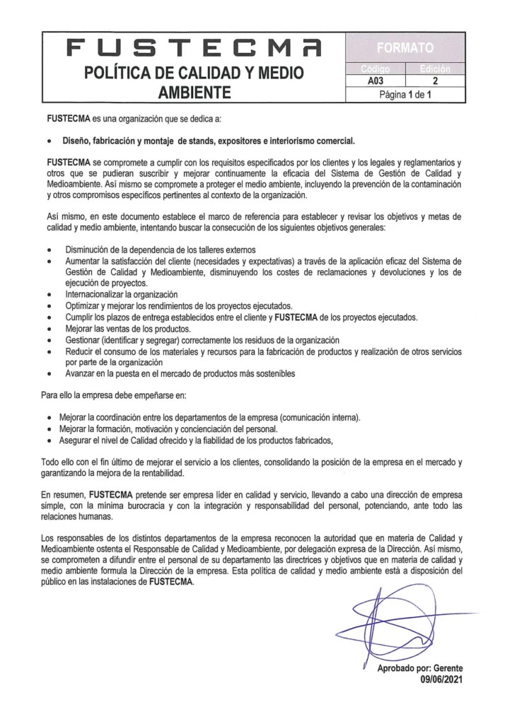 POLITICA DE CALIDAD y MEDIOAMBIENTE page 0001